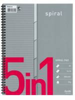 5in1 kollegieblok A4+ linjeret