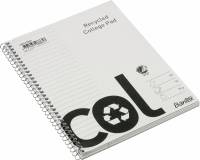 Col kollegieblok recycled papir A5+ linjeret