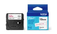 BTAG-232 12mm Red on white tape