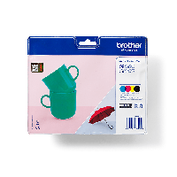 LC227XLVALBP CMYK ink cart. Multipack