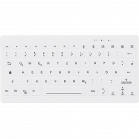 Active Key QuickClean Med Keyboard Rem Cov Mini W White