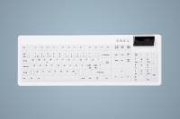 Active Key Med Keyboard SmartCard Full-Size W Black & White