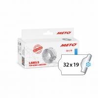 METO fryseetiket perm 32x19 hvid (5rl/1000)