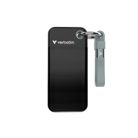 VERBATIM USB 3.2 Gen 2 1TB Pocket SSD, Black/Grey