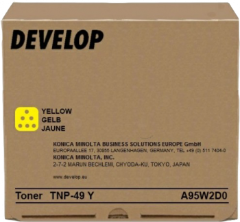 Develop TNP49Y yellow toner 12K