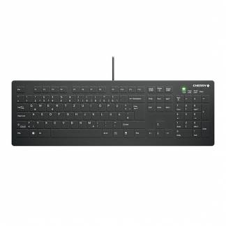 ACTIVE KEY Flat Profile Hygiene Keyboard USB Black Nordic