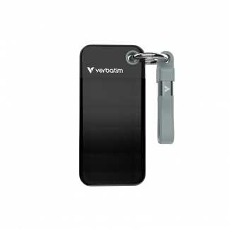 VERBATIM USB 3.2 Gen 2 512GB Pocket SSD, Black/Grey