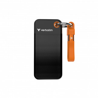 VERBATIM USB 3.2 Gen 2 256GB Pocket SSD, Black/Orange