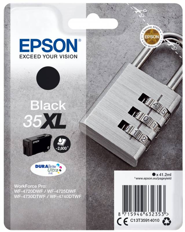 T3591 Black ink XL