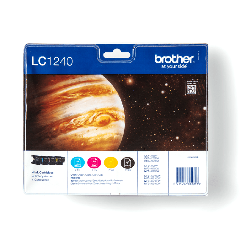 LC1240VALBPDR CMYK ink multipack