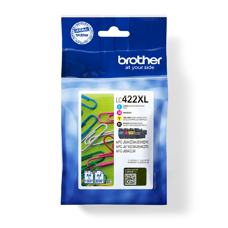 LC422XLVAL CMYK Multi-pack