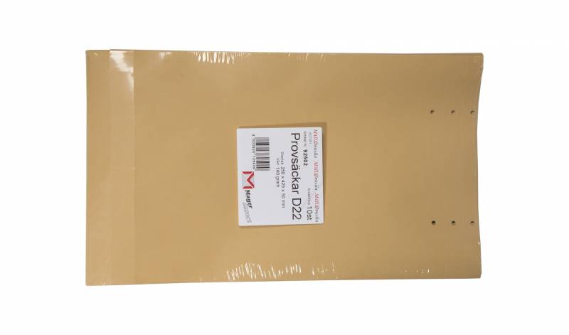 Pr&oslash;vepose D22, 10/bundt, 250 x 425 x 50 mm (10)
