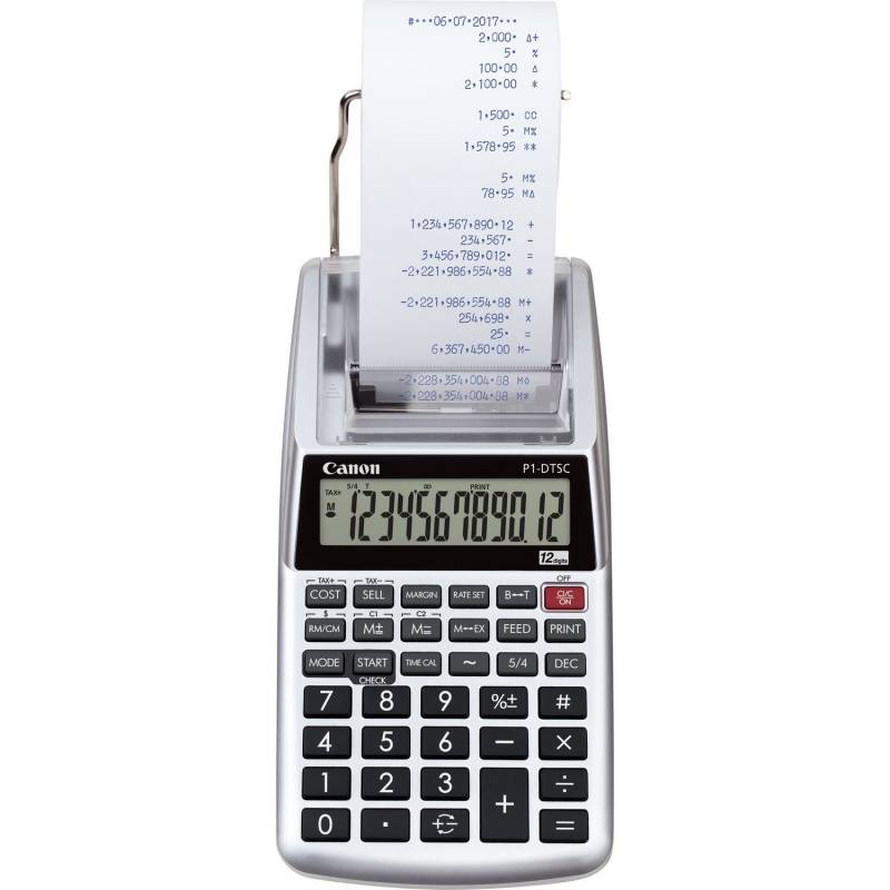 Canon P1-DTSC printing calc. w/o adapter