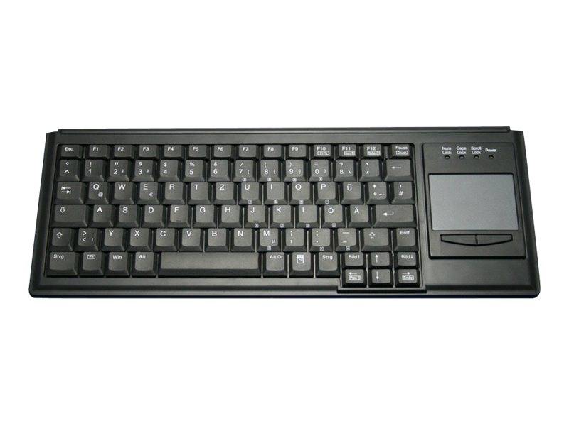 Active Key Industrial Keyboard Touchpad Compact W Black