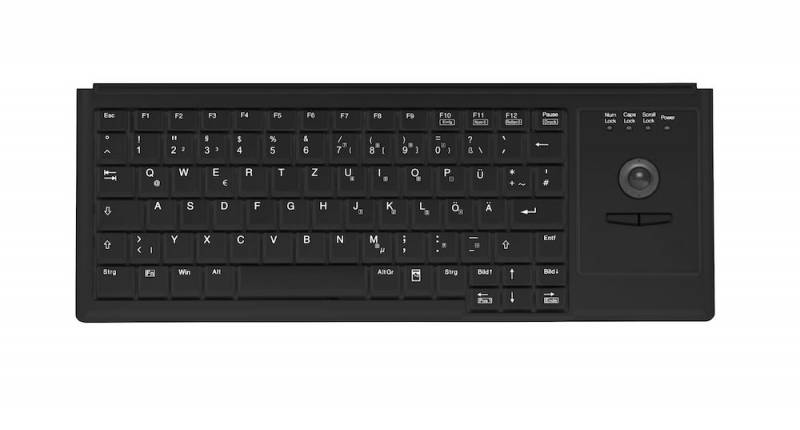 ACTIVE KEY Industrial Keyboard Compact TB Black Nordic