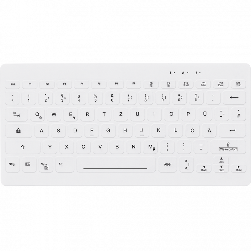 Active Key QuickClean Med Keyboard Rem Cov Mini W White