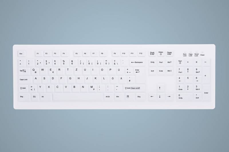 Active Key ClassicClean Med KB Rem Cov Full-Size WL White