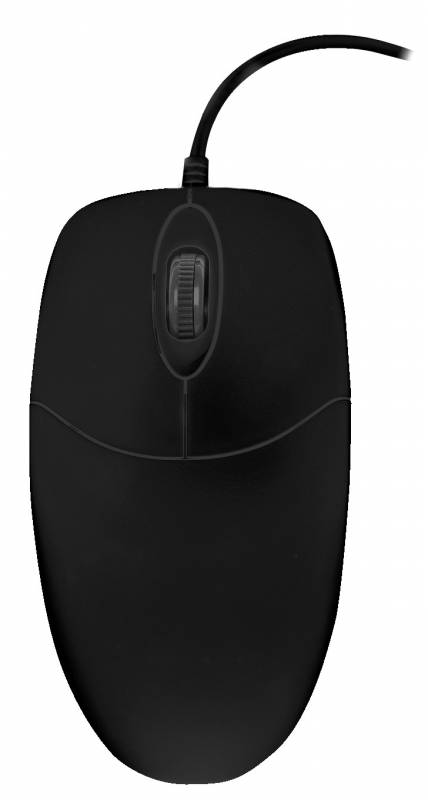 Active Key Washable Mouse IP68 Scroll Wheel W Black
