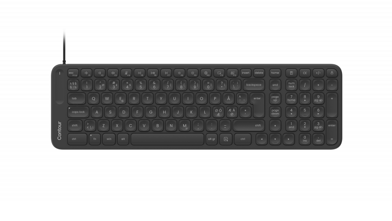 CONTOUR Balance Mid-Size Keyboard Wired (Nordic)