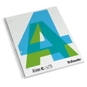 Kollegieblok 4H A4 linieret 70ark 70g