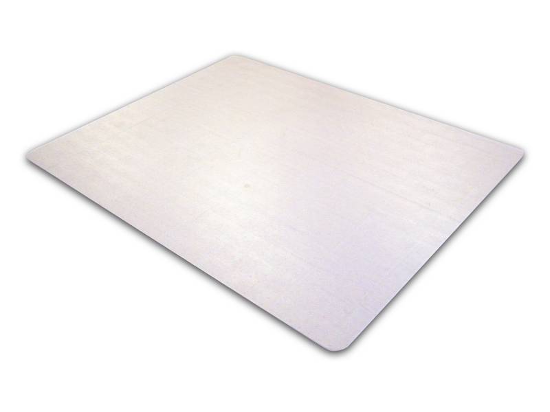 Antistatisk stoleunderlag PVC 116x150 cm t&aelig;ppe, hvid