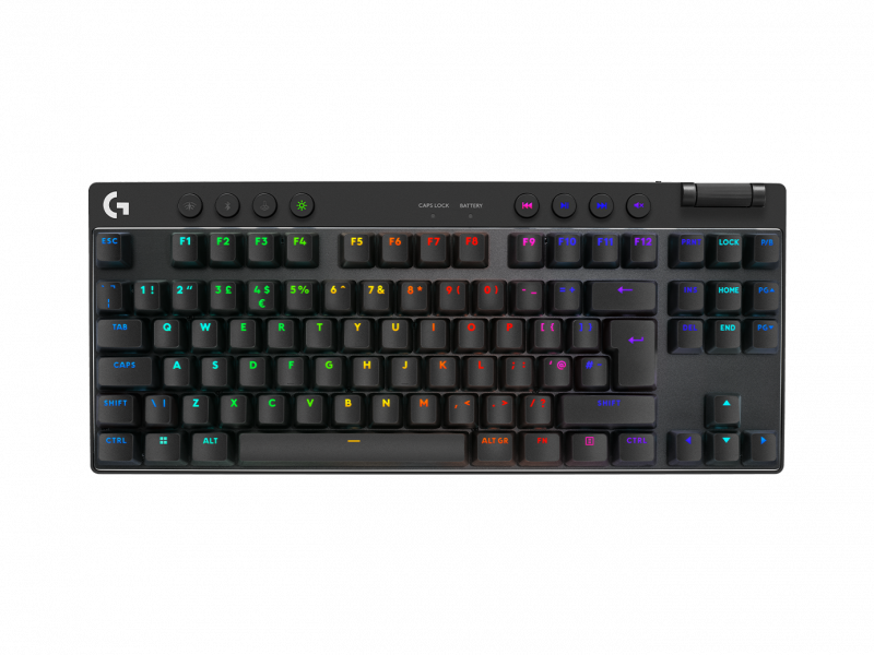 LOGITECH G PRO X TKL LIGHTSPEED Gaming Keyboard Black Nordic