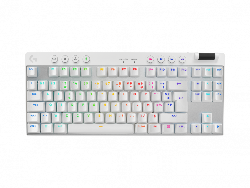 LOGITECH G PRO X TKL LIGHTSPEED Gaming Keyboard White Nordic