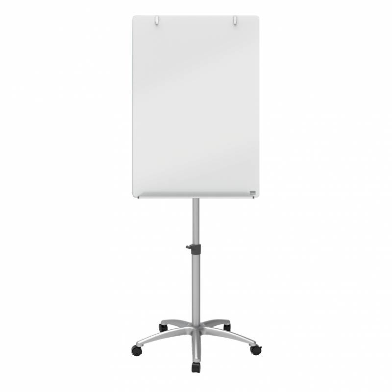 Flipover gulvmodel mobil glastavle magnetisk 70x100cm