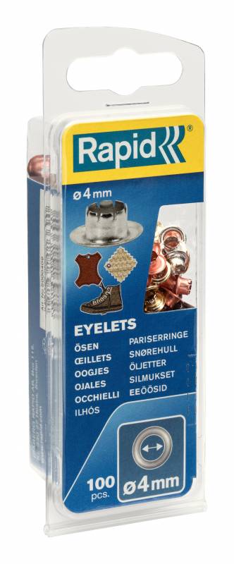 Pariserringe Rapid &Oslash;4mm blister (100)