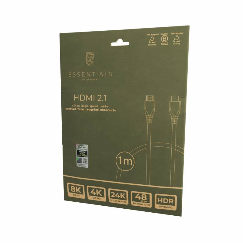 &Euml;SSENTIALS Ultra High Speed 8K HDMI 2.1 Cable, 1m
