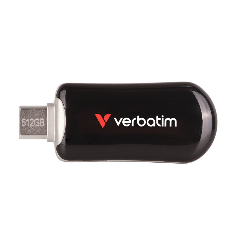 VERBATIM Plectra USB-C Flash Drive Black 512GB