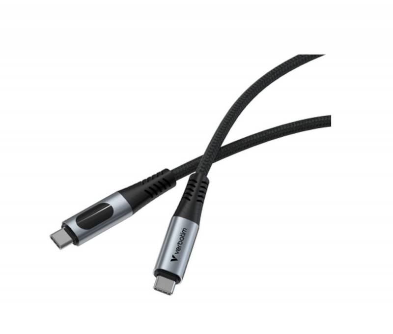 VERBATIM Cable USB-C to USB-C 240W 40 Gbps Display (1.2m)