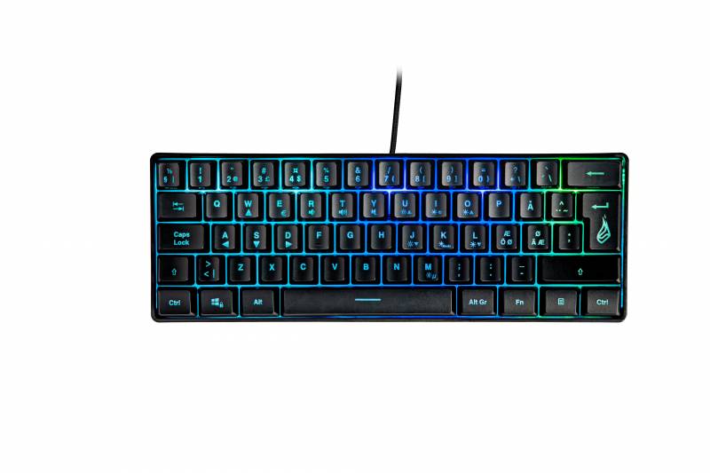 SUREFIRE KingPin X1 60% Gaming RGB Keyboard QWERTY (Nordic)