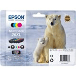 EPSON 26XL ink cartridge black + tri-col