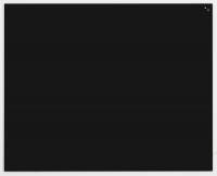 Glass board 150 x 120 cm. Black