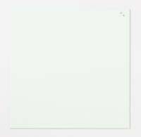 Glass board 100 x 100 cm. White