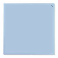 Glass board 100 x 100 cm. Light blue