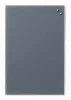 Glass board 40 x 60 cm. Grey