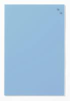 Glass board 40 x 60 cm. Light blue