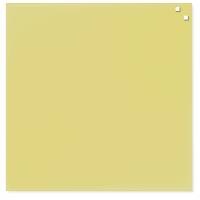 Glass board 45 x 45 cm. Yellow