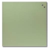 Glass board 45 x 45 cm. Retro green