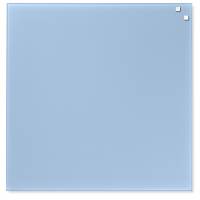 Glass board 45 x 45 cm. Light blue