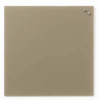 Glass board 45 x 45 cm. Beige