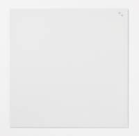 Glass board 100 x 100 cm. PURE White