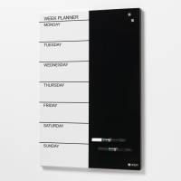 Magnetic Steel week planner 60 x 40 cm. English Magnetic Steel week planner 60 x 40 cm. English