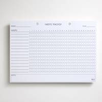A4 Planning pad, Habit tracker, English A4 Planning pad, Habit tracker, English