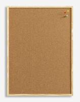 80 x 60 cm. Cork pin board. Wood frame 80 x 60 cm. Cork pin board. Wood frame