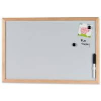60 x 40 cm. White board. Wood frame 60 x 40 cm. White board. Wood frame