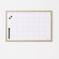 60 x 40 cm. Whiteboard Month Planner, Wood Frame, English 60 x 40 cm. Whiteboard Month Planner, Wood Frame, English