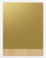 Glass board 90 x 120 cm, Gold matt glass